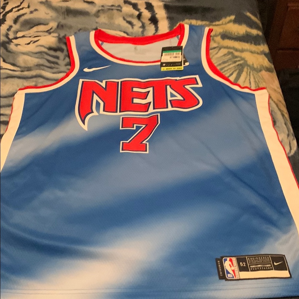 Nike Brooklyn Nets Blue Basketball Jersey size XL